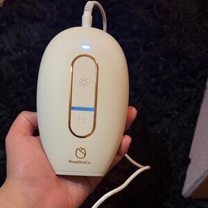 RoseSkinCo. LED Hair Removal Device - Cream/Gold
